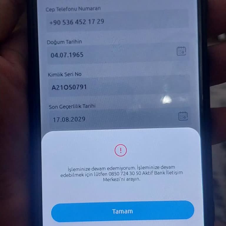 Aktif Bank Mobil Şifre Alma Sorunu!1