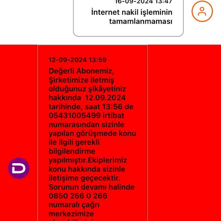 D-Smart Bağlantısının Yapılmaması Kaynaklı Mağduriyetimin Bildirilmesi