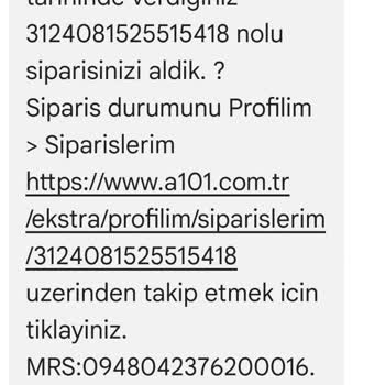A101 Sorumsuzluk Ve Ürünümün İptal Edilmemesi