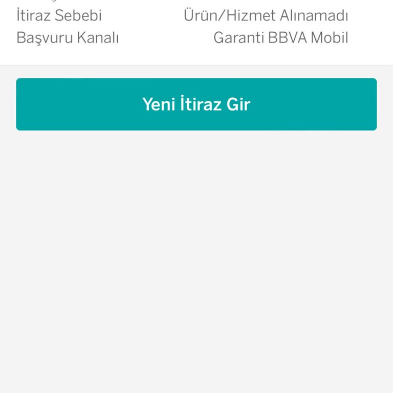Garanti BBVA Kredi Kartı İşlem İtirazında Uzayan Süreç