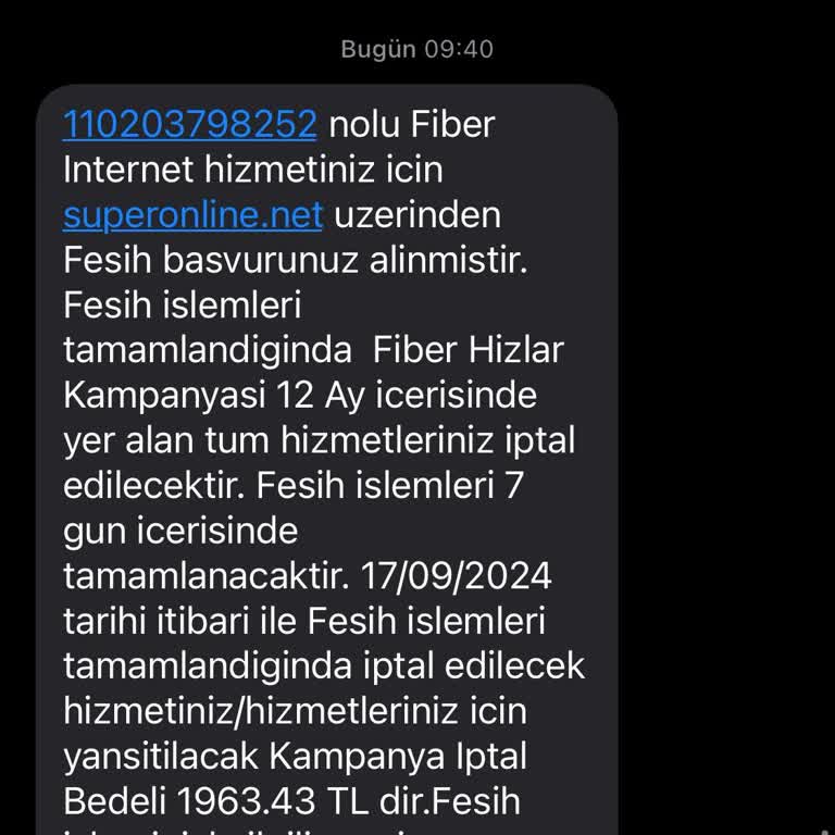 Yanlışlıkla Gönderilen Yüksek Fatura Mesajı Şoku