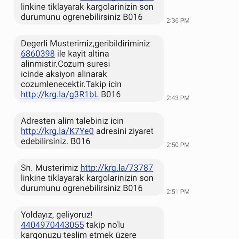 Aras Kargo 3. Şahıslara Kargolarımızı Teslim Ediyor