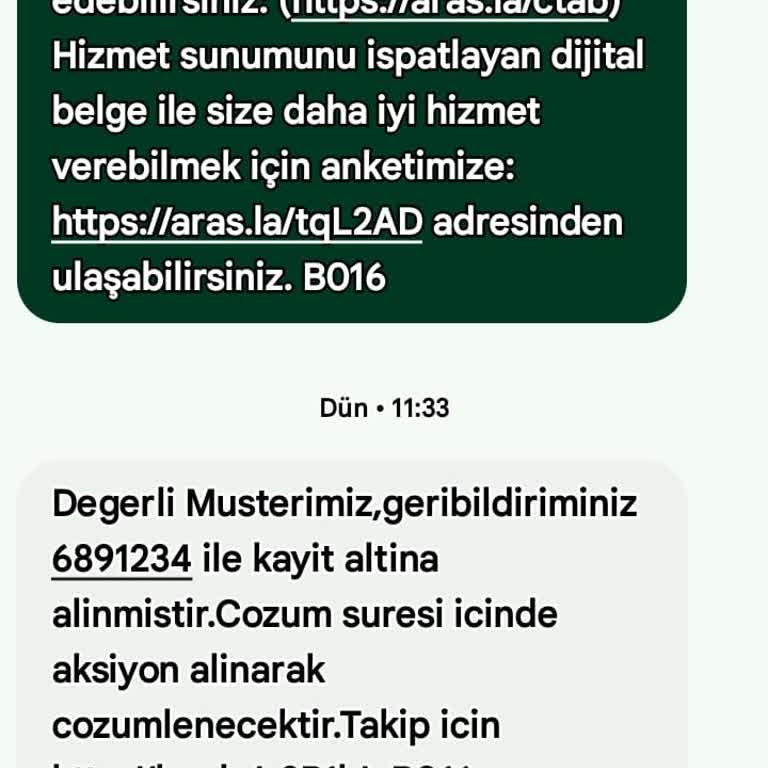 Aras Kargo Kargomu Başkasına Teslim Etmiş Ve Kargom Kayıp