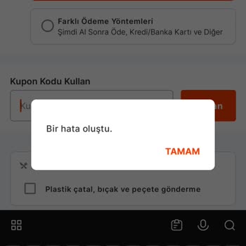 Turkcell gnç Uygulamasında Migros Yemekte İndirim Kuponu Sorunu