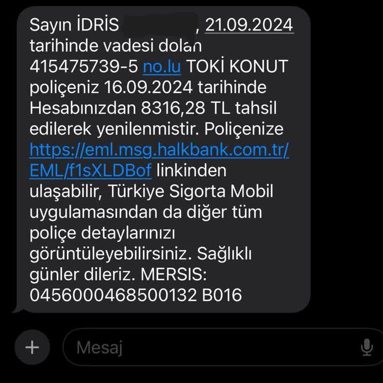 Halkbank'ın DASK'ı Fahiş Fiyatla Otomatik Alması Ve Tek Çekim Alması.