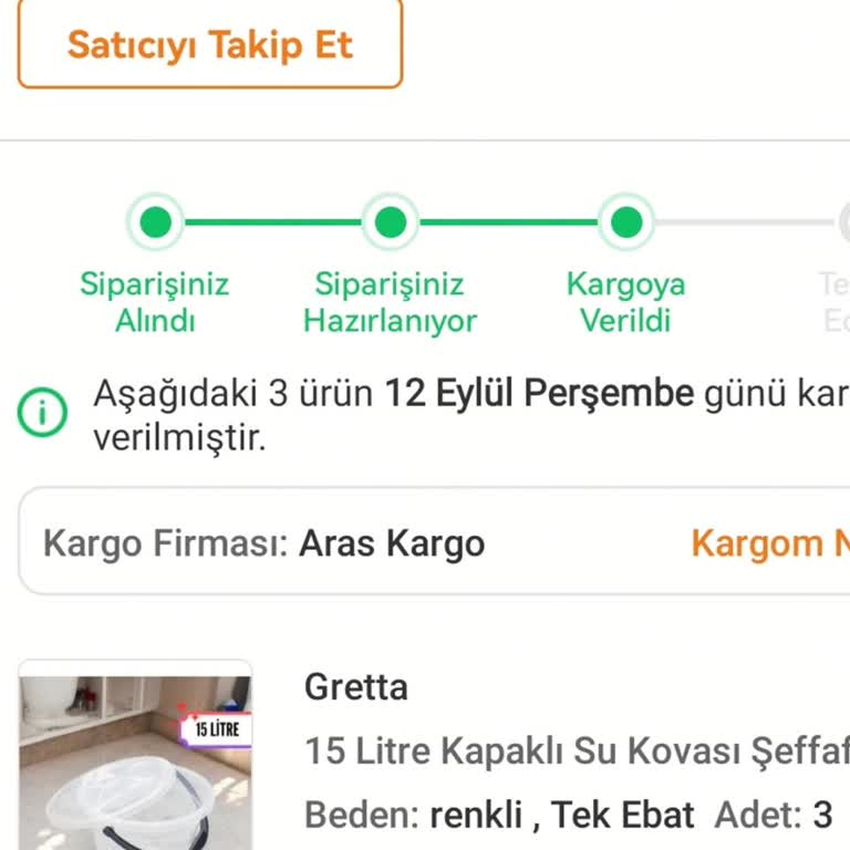 Trendyol Ve Aras Kargo Arasında Kaybolan Ürün Sorunu