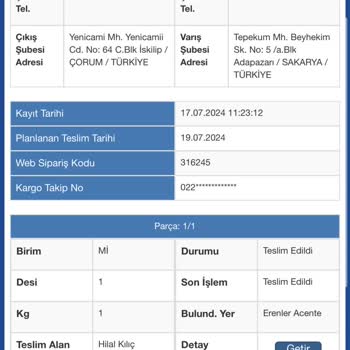Sürat Kargo Kargomu Teslim Etmiyor