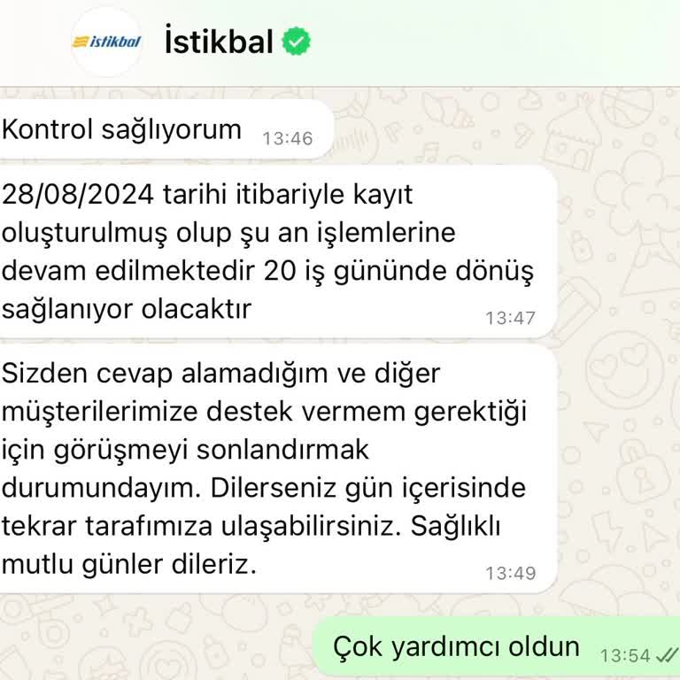 İstikbal İnsanları Mağdur Etme
