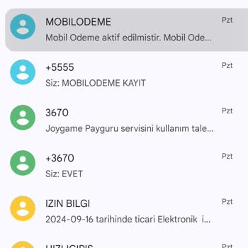 PUBG Onaysız, Türk Telekom Mobile Hesabımdan Ödeme Almıştır.
