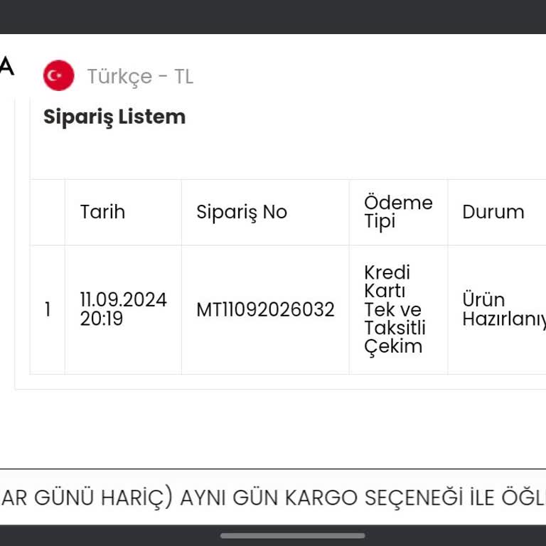 Manuka'dan Aldığım Ürün Kargolanmıyor