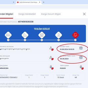 Şok Marketler Şok Ve Aras Kargo Yanlış Teslimat Adresi