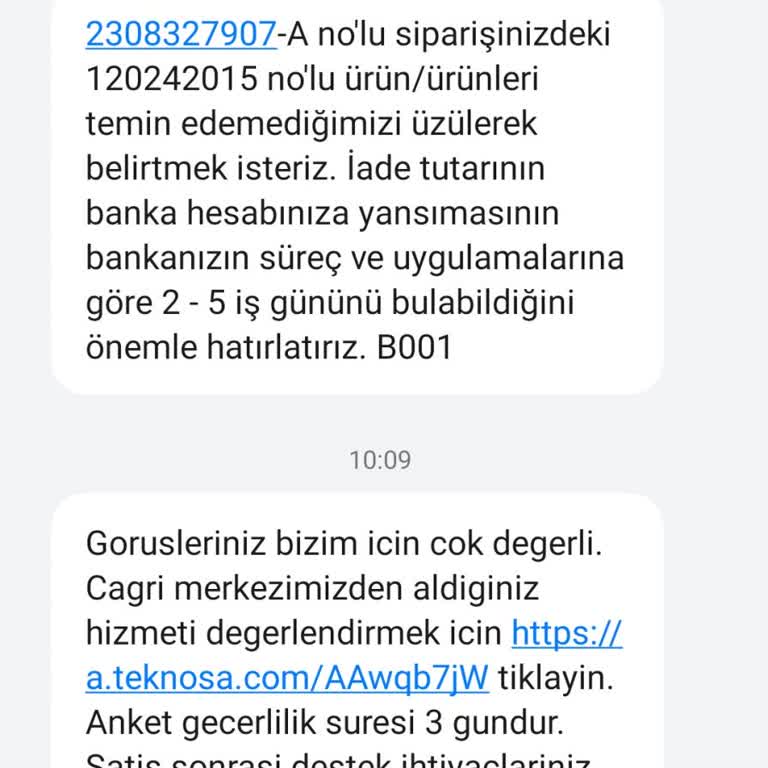 Teknosa Dan Dikliği, Aldığım Üründen 1 Tane Daha Olmasına Rağmen İptal