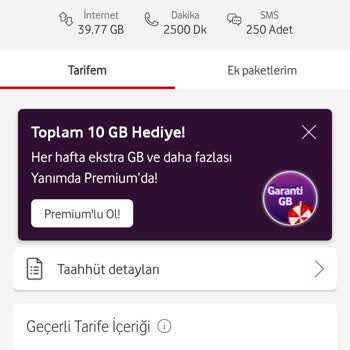 Vodafone Tarife Fiyat Farkı Sorunu