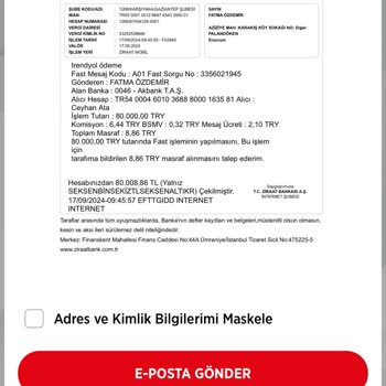 Ziraat Bankası'nda Bilgim Dışında Gerçekleşen Para Transferleri