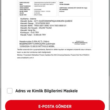 Ziraat Bankası'nda Bilgim Dışında Gerçekleşen Para Transferleri