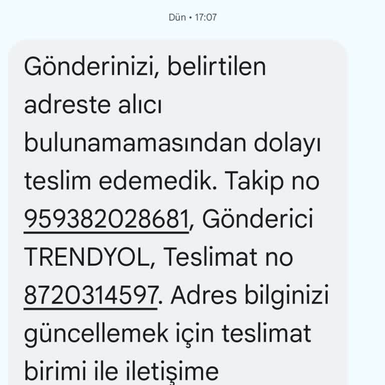 MNG Kargo Adrese Gelmeden Teslim Edilemedi Yazıyor