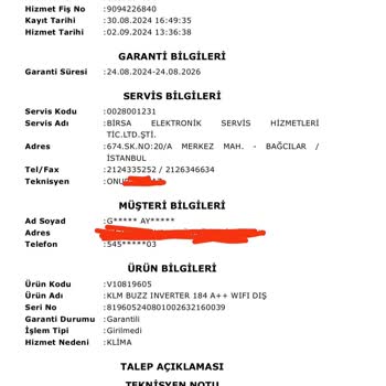 Vestel Ayıp Ürünün Geri İade Alınmaması.