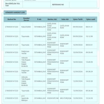 PTT Kargo PTT Yılan Hikayesi