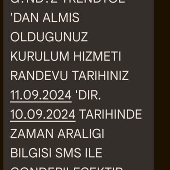 Montajix Tarafından Kurulum Yapılmadı