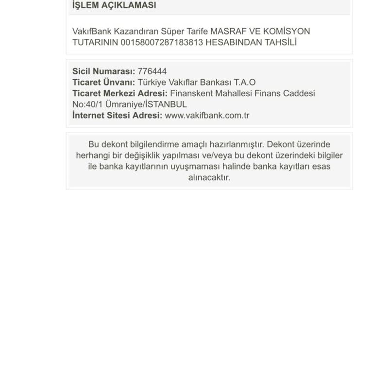 VakıfBank Kazandıran Tarife Kesintisi