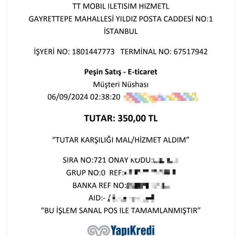 TT Mobil İletişim Hizmetleri?