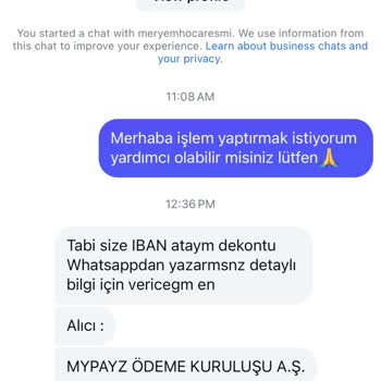 Meryemhocaresmi (Instagram) Instagram Üzerinden Yapılan İşlem Sonrası Engellenme