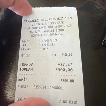 Teras Cafe (Bayraklı) Hizmet Yeter Siz