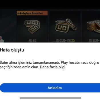 PUBG Uc Satın Alma