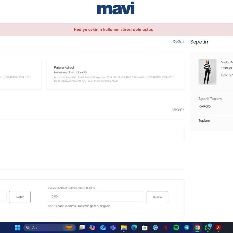 Mavi Bilgi Dışında İade Sözde Müşteri Memnuniyeti