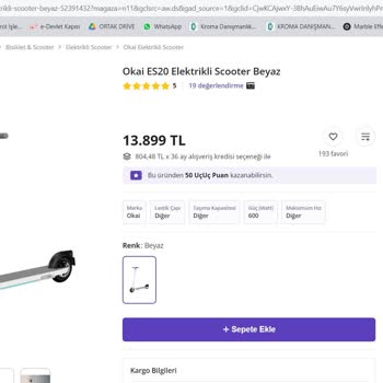 N11 Okai Marka Elektrikli Scooter