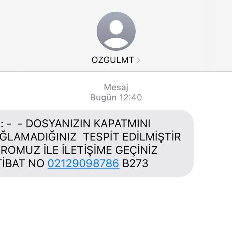 OZGULMT (SMS) Ozgulmt Hukuk Bürosu Şikayeti