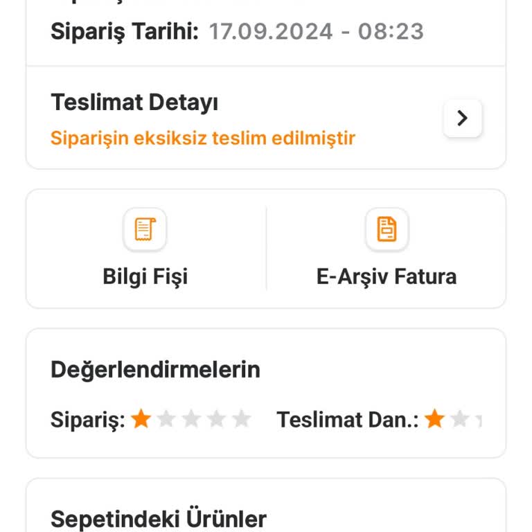 Migros Ürünü Teslim Etmeme