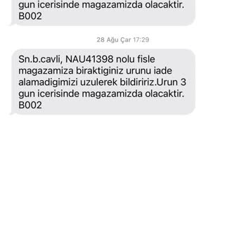 Nautica Ürün İnceleme Sorunu