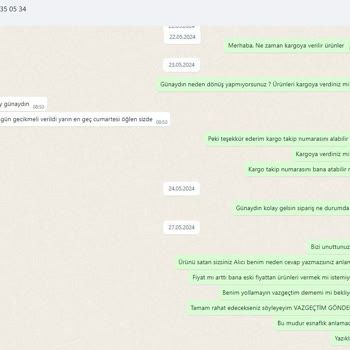 Trendmarketin Arızalı Saat Gönderilmesi