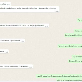 Trendmarketin Arızalı Saat Gönderilmesi