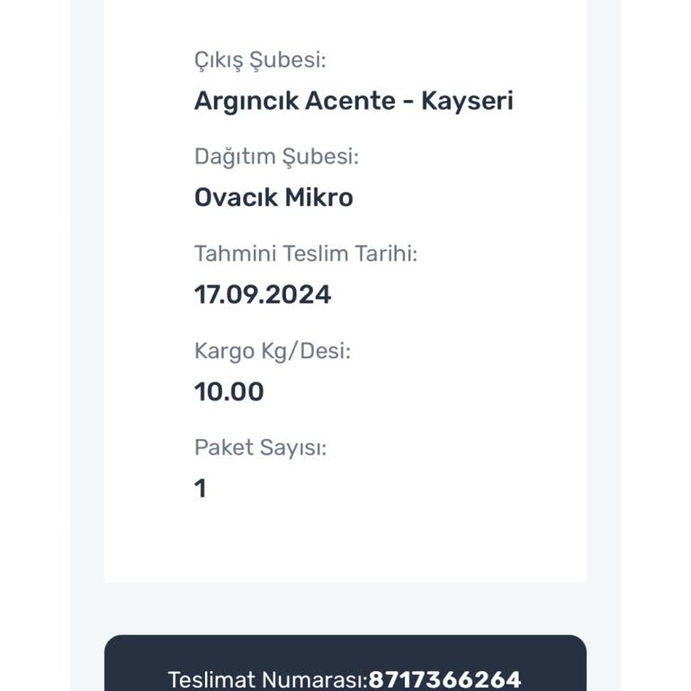Sürat Kargo Kargo Kayıp Yanlışlıkla İstanbul'a Giden Kargo