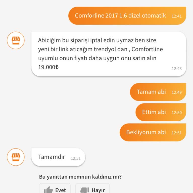 Trendyol Paşa Tuning Mersin Adlı Satıcı