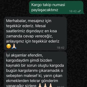 Somuncu Baba Ahvadından Müşteri Memnuniyetsizliği İletişim Problemi Verilen Siparişin Aksaması
