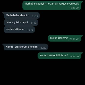 Yürük Home Siparişlere Dönüş Yapmıyor.