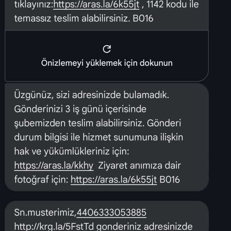 Aras Kargo Her Zamanki Gibi 👎