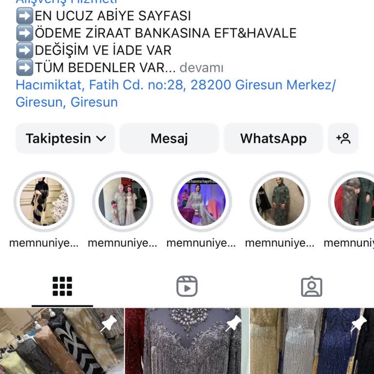 Meyram_abiye28 (Instagram) Sipariş Verdiğim Sayfa Beni Engelledi Ve Ürünümü Göndermedi