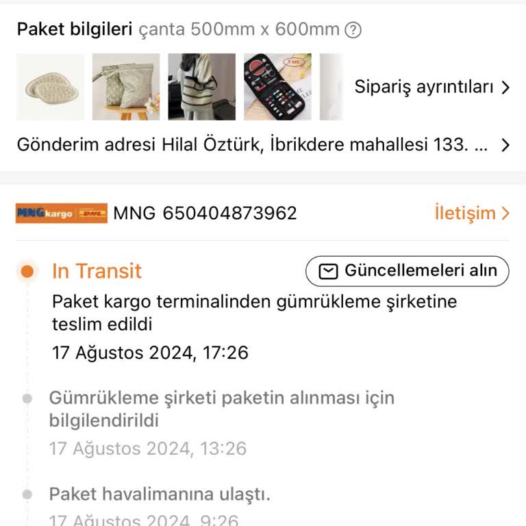 Temu Sipariş Gümrük Sorunu!
