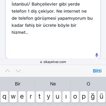 Bahçelievler'de Yetersiz Telefon ve İnternet Hizmeti