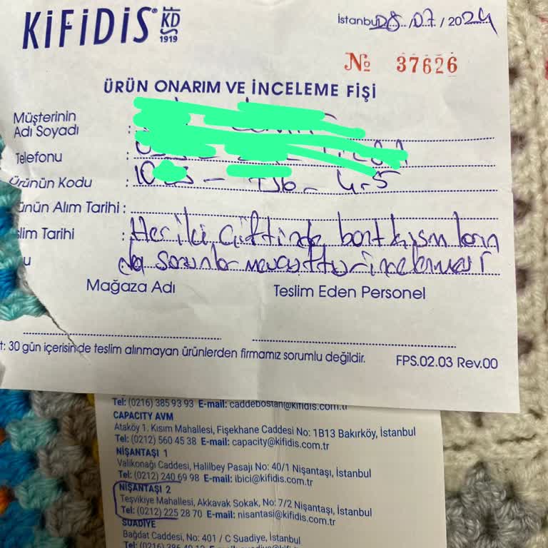 Kifidis Nişantaşı Mağazası İlgi Alaka Yok. Bir Daha Asla Alışveriş...