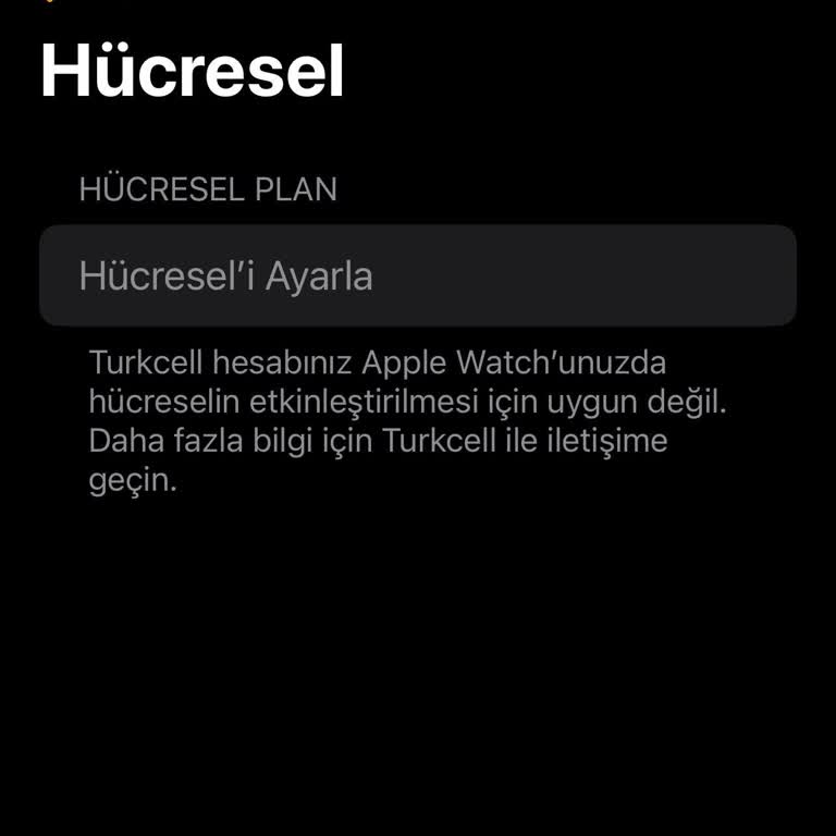Turkcell'in Watch Cellular GPS Tarifesi Sorunu