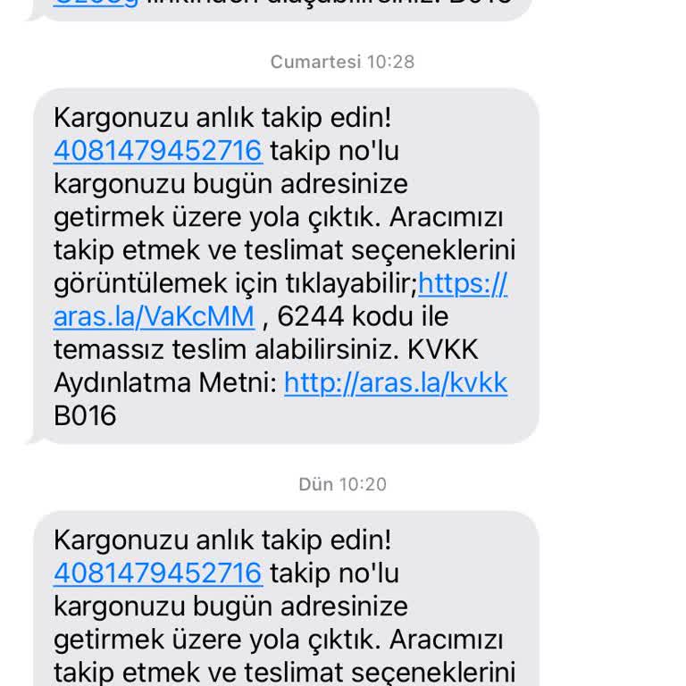 Aras Kargo Yüzünden Paketim İade Ediliyor