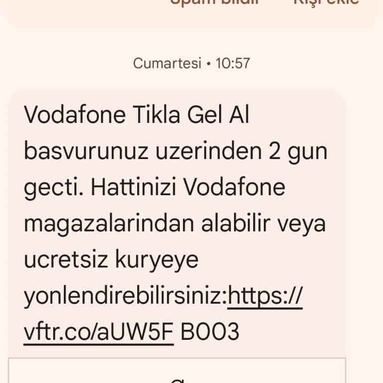 Vodafone Hat Taşıma Sürecinde Yaşanan Gecikme ve İletişim Sorunu