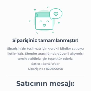 Benz Wear (Instagram:Benzwearr) Ürünün Kargoya Verilmemesi