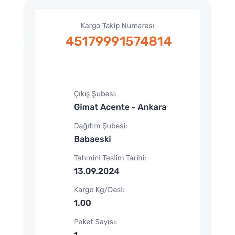 Sürat Kargo Ürünleri Dağıtıma Çıkarmıyor