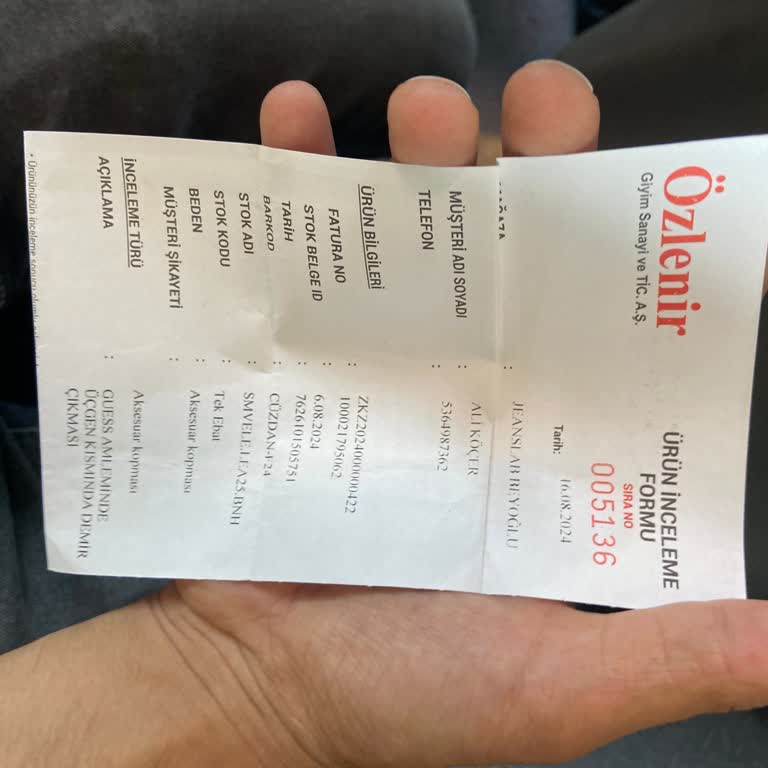 Jeanslab Guess Cüzdan Defolu Çıktı